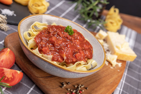 Hühner-Bolognese in Demeter-Qualität