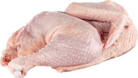 Hähnchen halbiert