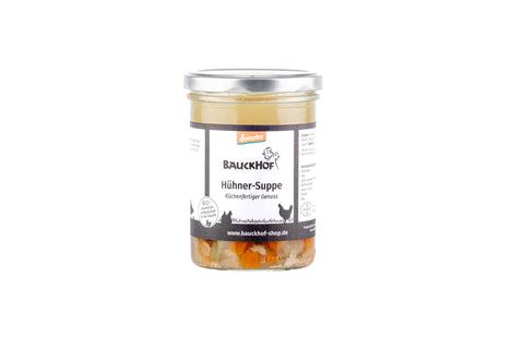 Hühnersuppe in Demeter-Qualität