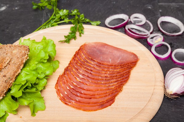 Lachsschinken Aufschnitt, 100g